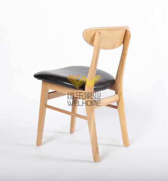 Solid wood cafe chair